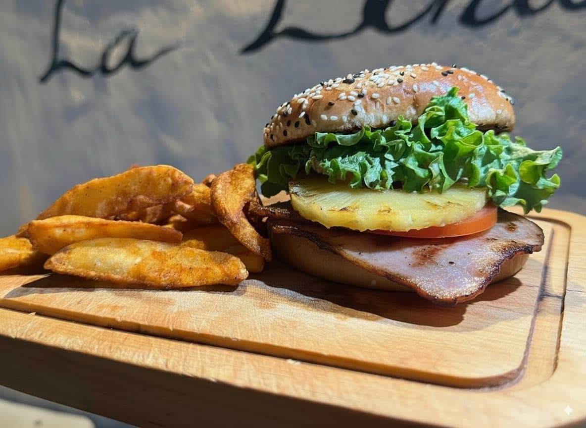 Hamburguesa Hawaiana